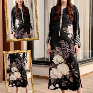 LULUSAR | HEAVY EMBROIDERED DIGITAL SILK 3 PIECE UNSTITCHED COLLECTION