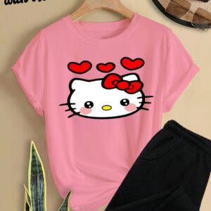 Women Summer Track Suit T.Shirt + Trouser