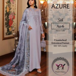 AZURE SILK (AZ-06 Dress Code) Unstitched Embroidered Collection