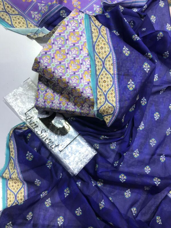 FARHA & FARIHA BY BINSAEED DIGITAL PRINTED 3 PIECE COLLECTION - Image 4