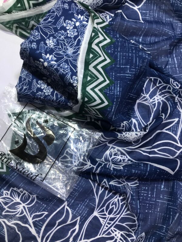 FARHA & FARIHA BY BINSAEED DIGITAL PRINTED 3 PIECE COLLECTION - Image 8