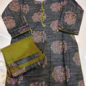 AL-KARAM Pure Kasturi Lawn 2 Piece Suit Baby kid's Collection