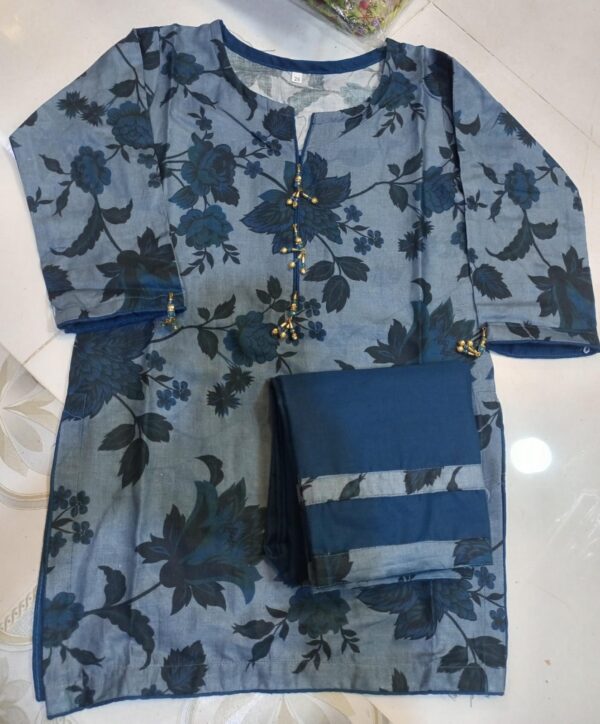 AL-KARAM Pure Kasturi Lawn 2 Piece Suit Baby kid's Collection - Image 7