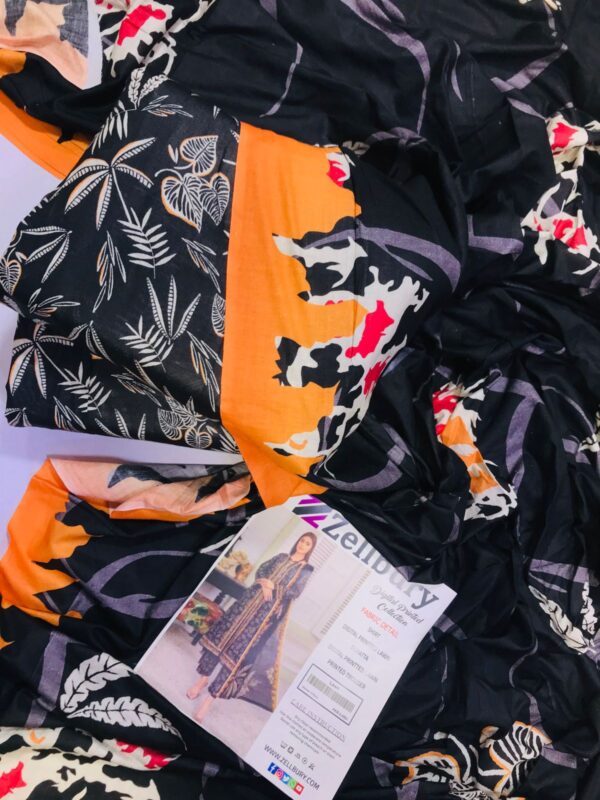 ZELLBURY DIGITAL PRINTED 3 PIECE LAWN COLLECTION - Image 5