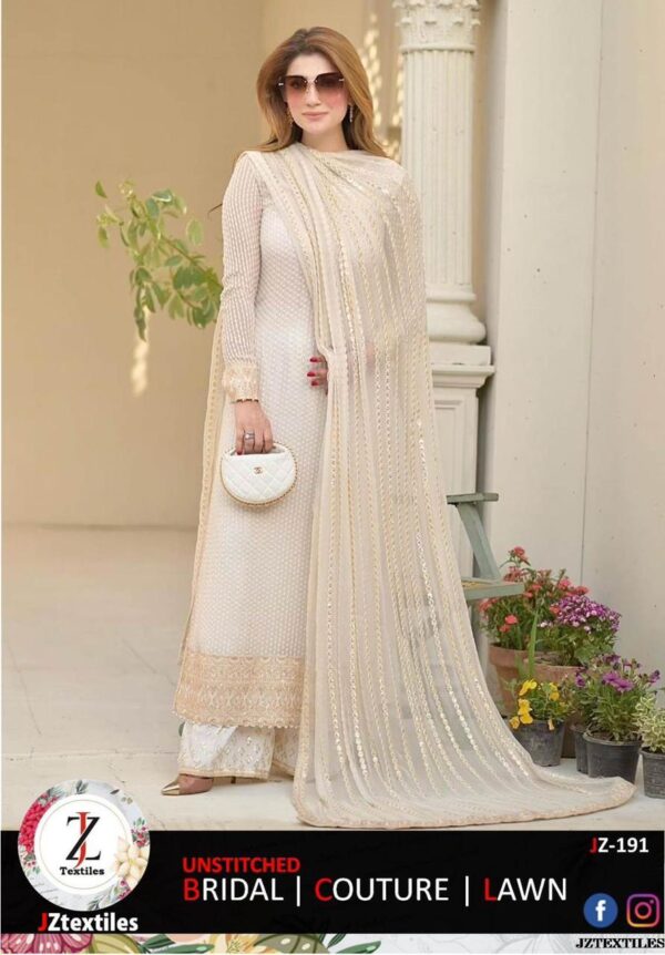 JZ TEXTILES | Chiffon Sequence Embroidered Collection