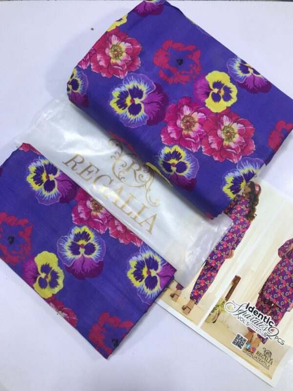 IDENTIC SEPARATES 2PCS Vol-05 BY REGALIA TEXTILE LAWN COLLECTION - Image 13
