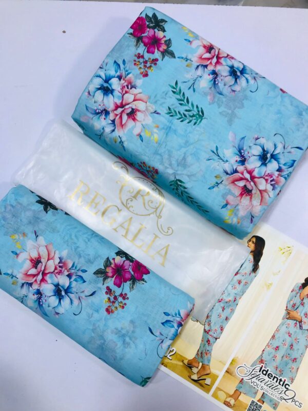 IDENTIC SEPARATES 2PCS Vol-05 BY REGALIA TEXTILE LAWN COLLECTION - Image 14