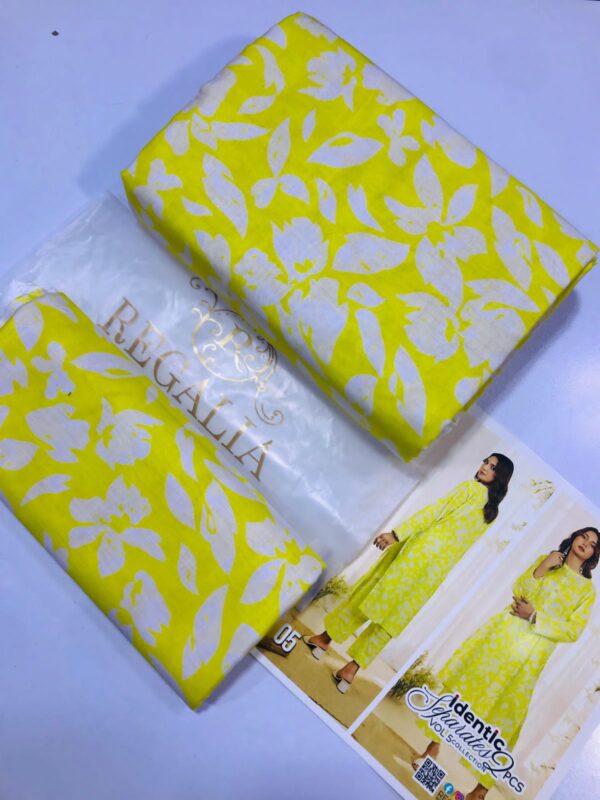 IDENTIC SEPARATES 2PCS Vol-05 BY REGALIA TEXTILE LAWN COLLECTION - Image 8