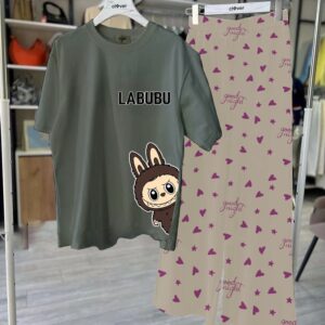 Lounge Wear For Girl's | LABUBU Doll Printed Shirts & Trouser