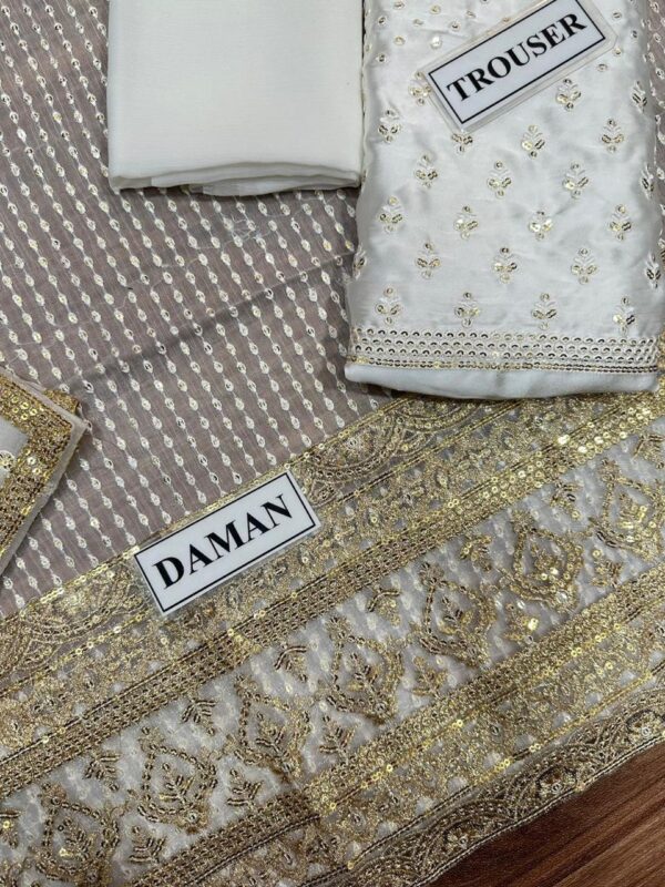 JZ TEXTILES | Chiffon Sequence Embroidered Collection - Image 2