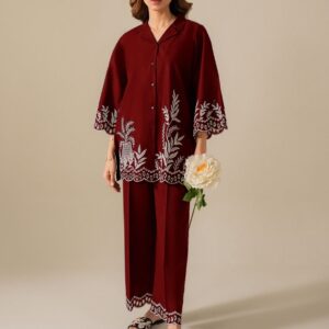 Cotton Chicken Kari Embroidered Cord-Set