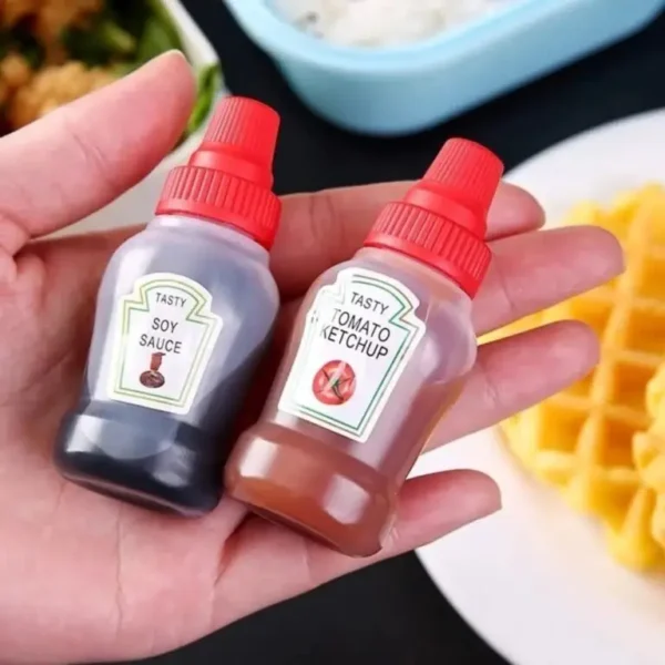 Pack of 2Pcs Multipurpose Mini Sauces/Tomato Ketchup Bottles - Image 5