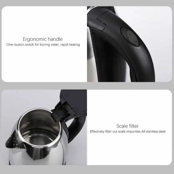 2.0 Liter Stainless Steel Electric Kettle - Image 9