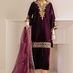 BAROQUE | MAROON VELVET COLLECTION