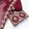 BALOCHI SUIT CHIFFON WITH THREAD WORK 3 PIECE COLLECTION