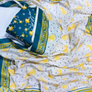 Digital Printed Premium Lawn 2 Piece Unstitched Collection BY NISHAT