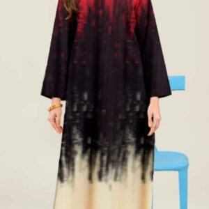Digital Printed Long Kurta & Flapper cor'd Set 2 Piece Suit